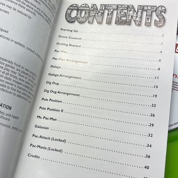 Namco Museum - XBox (2001) - Pac Man, Dig Dug, Pole Position, Galaga, etc - Picture 13 of 16